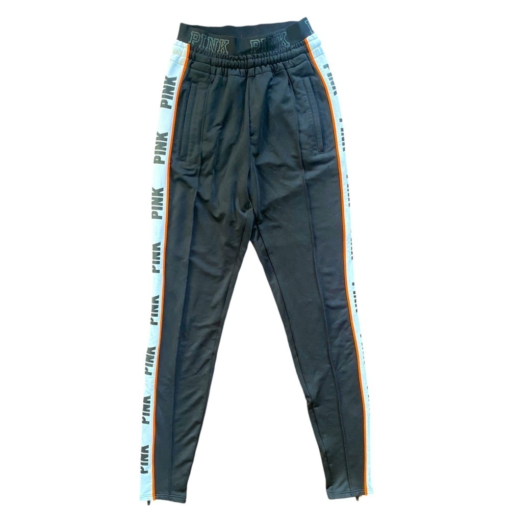 Victoria's Secret Pink Black Track Pants XS